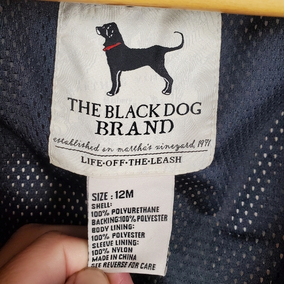 The Black Dog Brand Yellow Toddler Rain Jacket. 12 M. 0155 - Picture 3 of 10